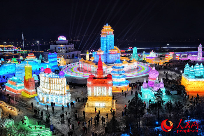 长春冰雪新天地景区。人民网记者 李洋摄